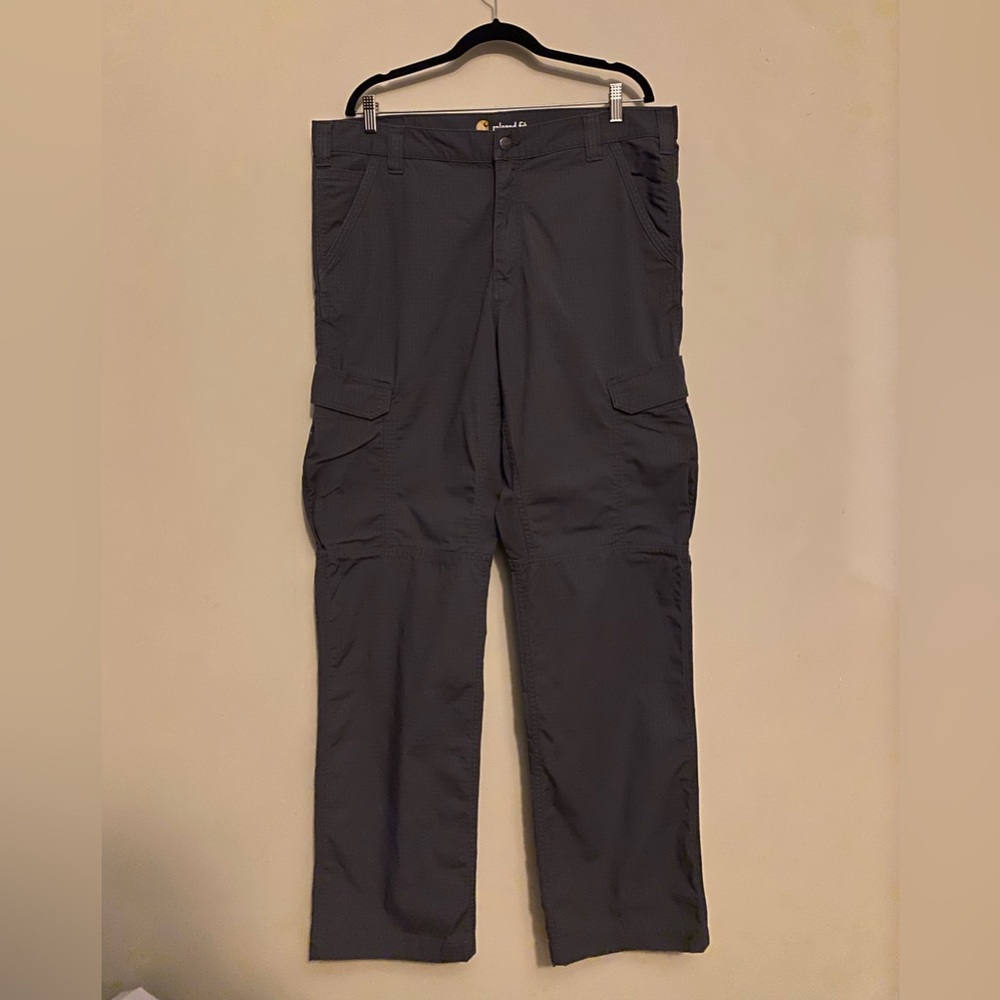Carhartt Men's Dark Gray Cargo Pants size 38x34